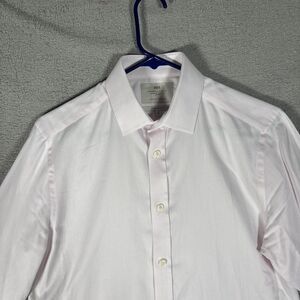 Hawes & Curtis Dress Shirt Mens Size 15/33 Light Pink Extra Slim Fit French Cuff